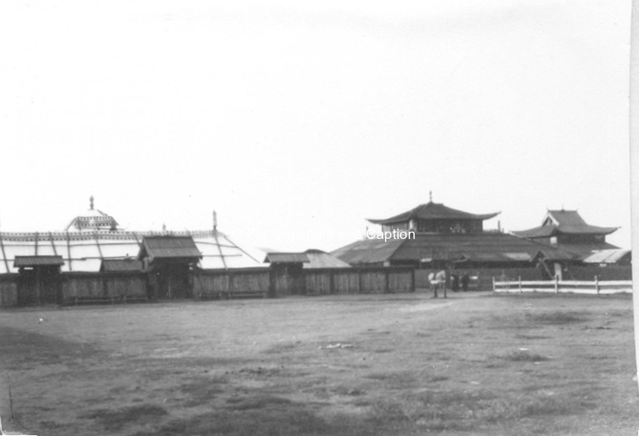The Main assembly hall, medical monastic school, and Tara temple. Film Archives K-24059;  Tsültem, N